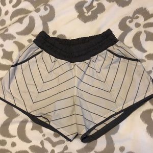 Gray shorts with side pockets